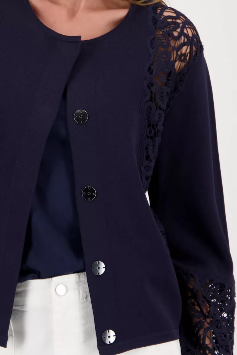 monari-cardigan-with-lace-insert-410390-755-marine-marine-3 Monari-Cardigan with lace insert-410390-755 Marine-MARINE