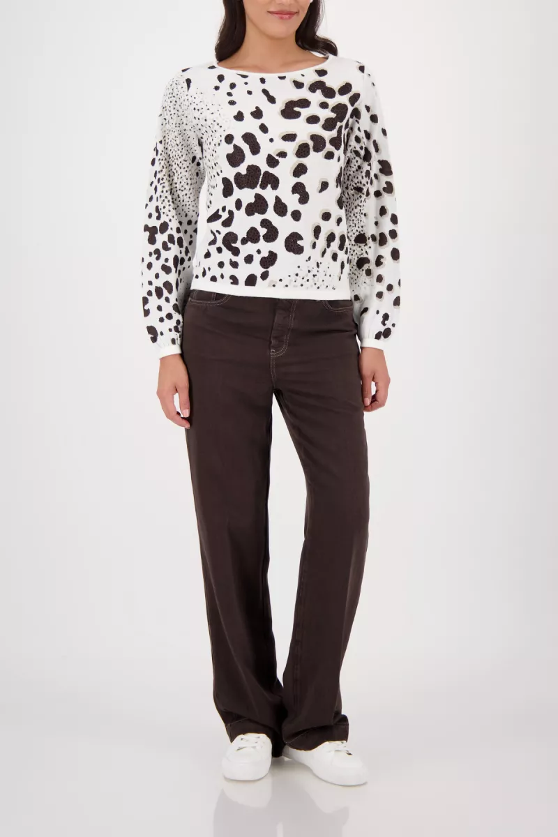 monari-knitted-jumper-with-leopard-jacquard-410292-566-dark-chocolate-pattern-chocolade-4 Monari-Knitted jumper with leopard jacquard-410292-566 Dark chocolate pattern-CHOCOLADE