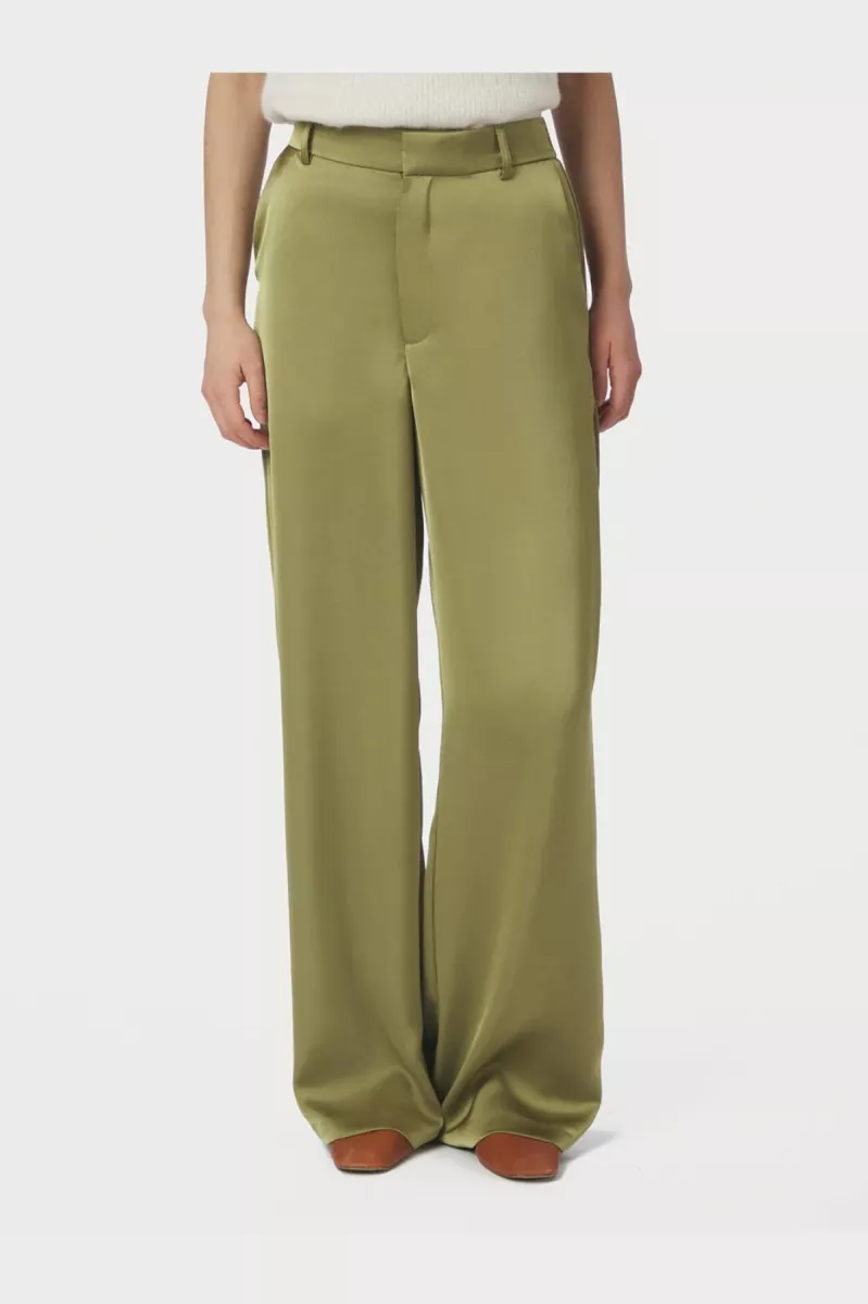 Neo Noir-Emmett Heavy Sateen Pants-164136-340 Sage Green-GROEN