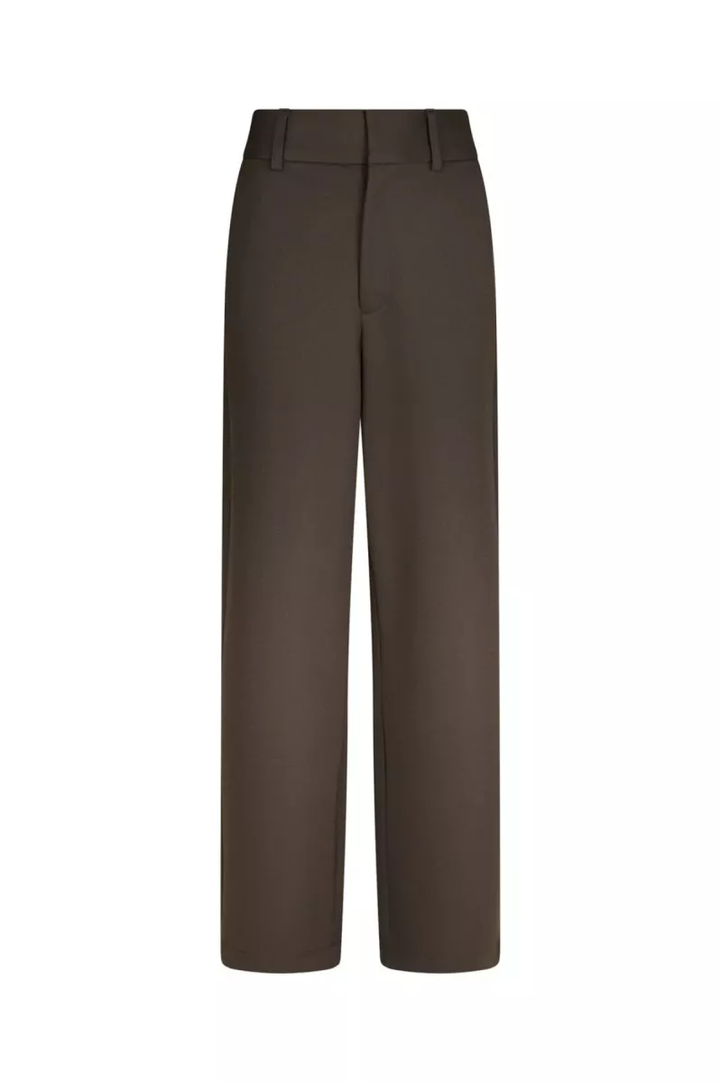 Neo Noir-Nathalie Pants-162508-676 Dark Brown-DONKER BRUIN