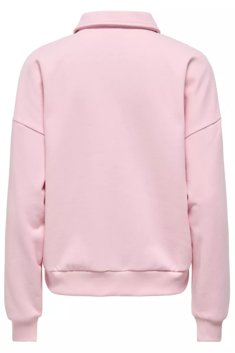 ONLY-ONLAGNES L/S POLO CS PR SWT-15378310-Romance Rose-ROSE