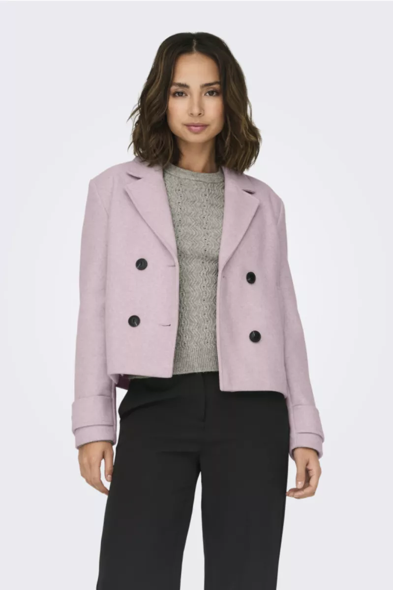 ONLY-ONLFREJA LIFE SHORT DB JACKET OTW N-15320983-Deauville Mauve-OUD ROSE