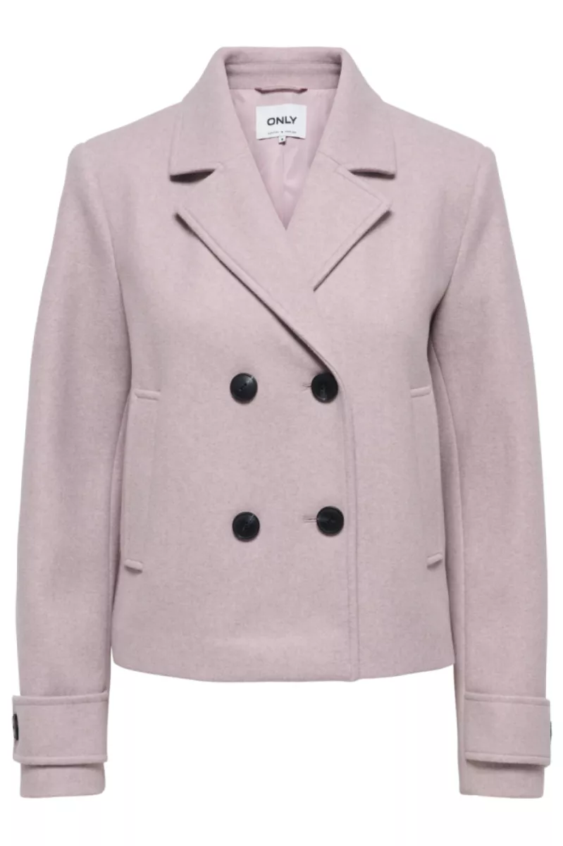 ONLY-ONLFREJA LIFE SHORT DB JACKET OTW N-15320983-Deauville Mauve-OUD ROSE