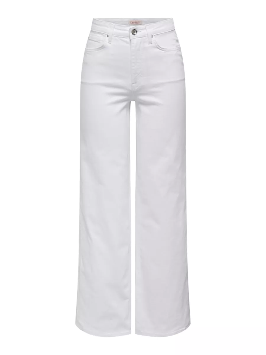 ONLY-ONLMADISON BLUSH HW WIDE DNM CRO NO-15310632-White-WIT