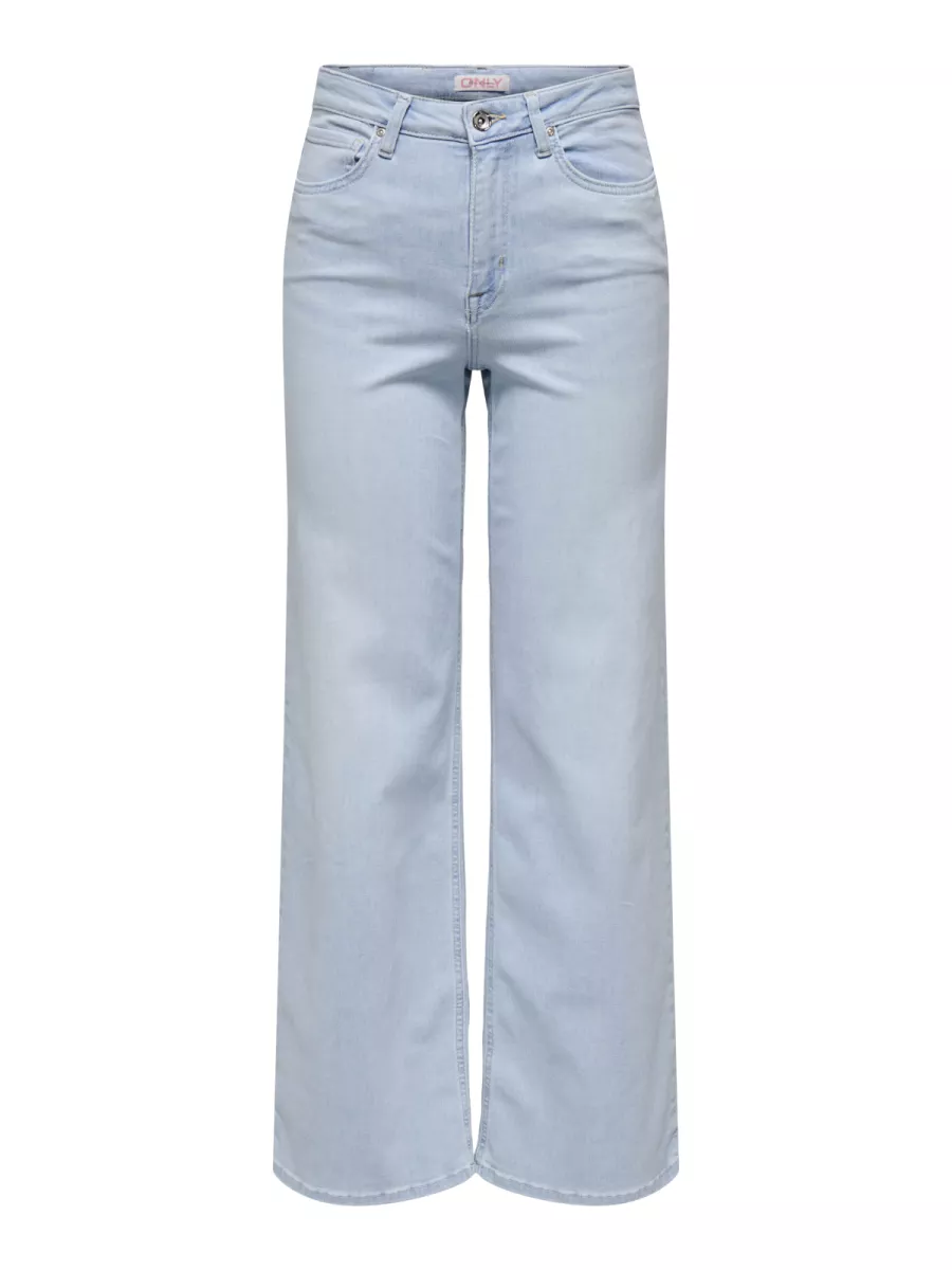 ONLY-ONLMADISON BLUSH HW WIDE DNM CRO495-15338289-Light Blue Denim Bleached-LICHT BLAUW