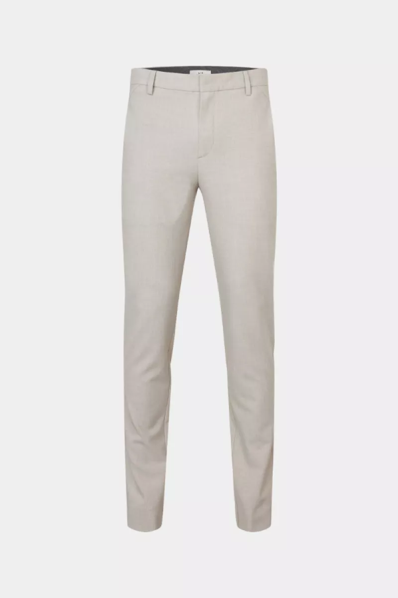 Plain--Joshpl 189 40973-31337 Beige micro check-NAVY