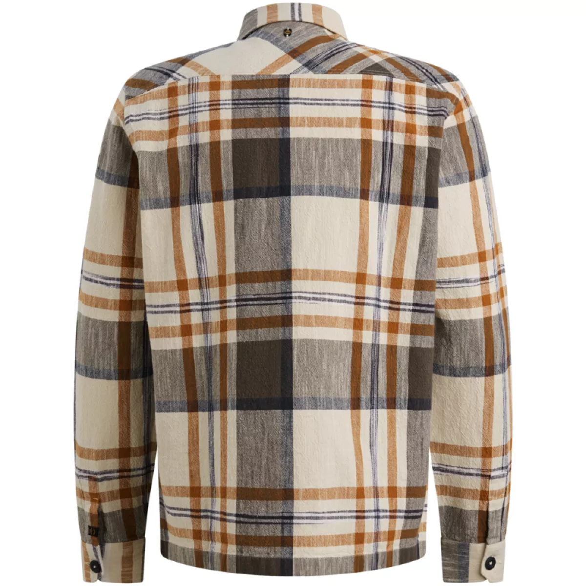 PME LEGEND-LONG SLEEVE SHIRT Big Check inject-PSI2602218-8127 Glazed ginger-BEIGE