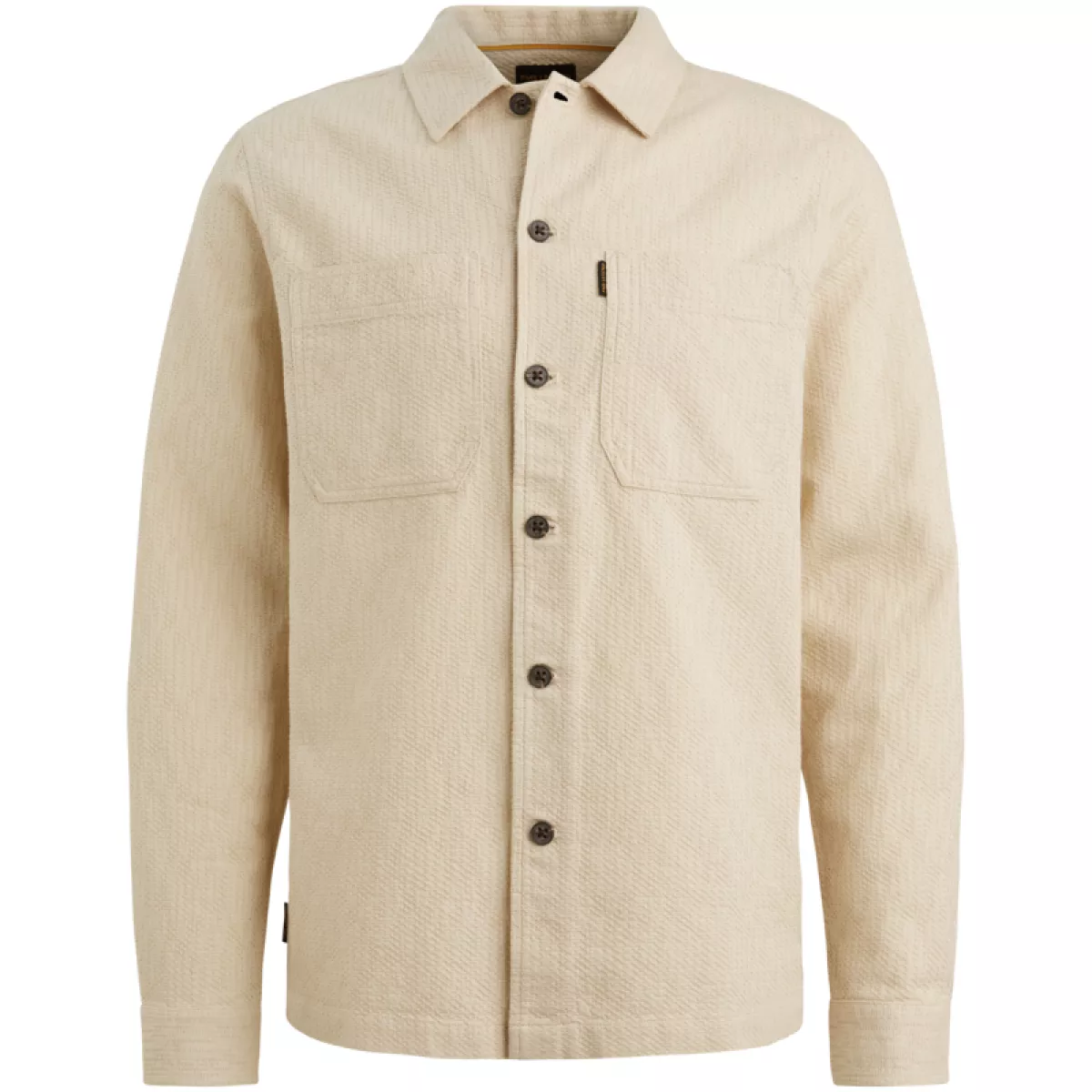 PME LEGEND-LONG SLEEVE SHIRT Dobby Structure-PSI2602222-7013 Bone white-BEIGE
