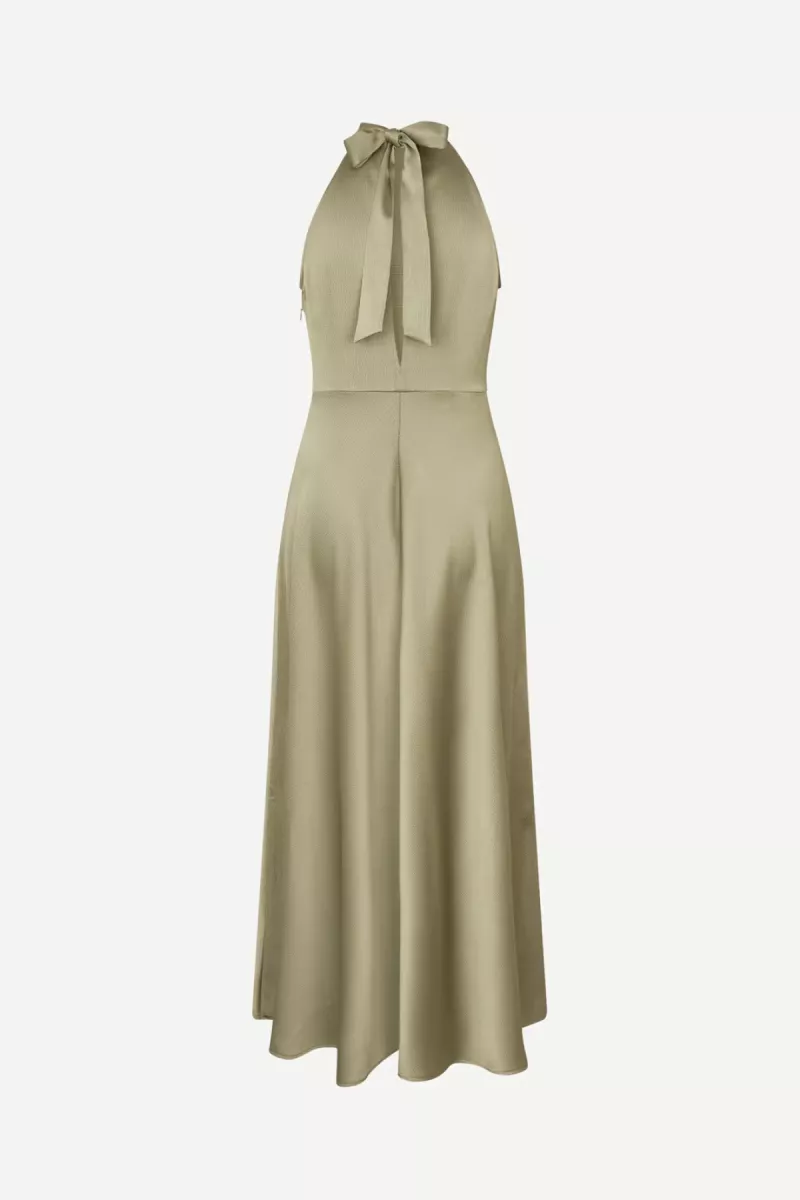 Samsoe Samsoe-Rheo dress 12959-F20500071-170619TCX Overland trek-LEGERGROEN