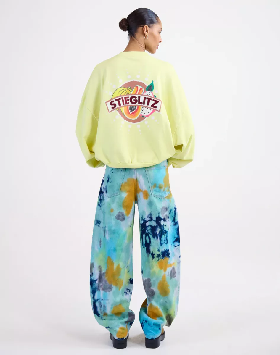 Stieglitz-Cindy Oversized Sweater-S2602054-Yellow-LICHT-/ZACHT GEEL