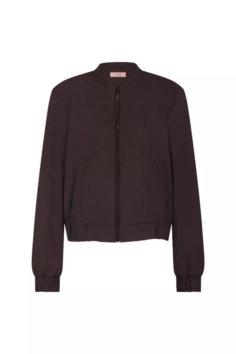 STUDIO ANNELOES-Benja bomber jacket-94844-8700 Espresso-CAFE