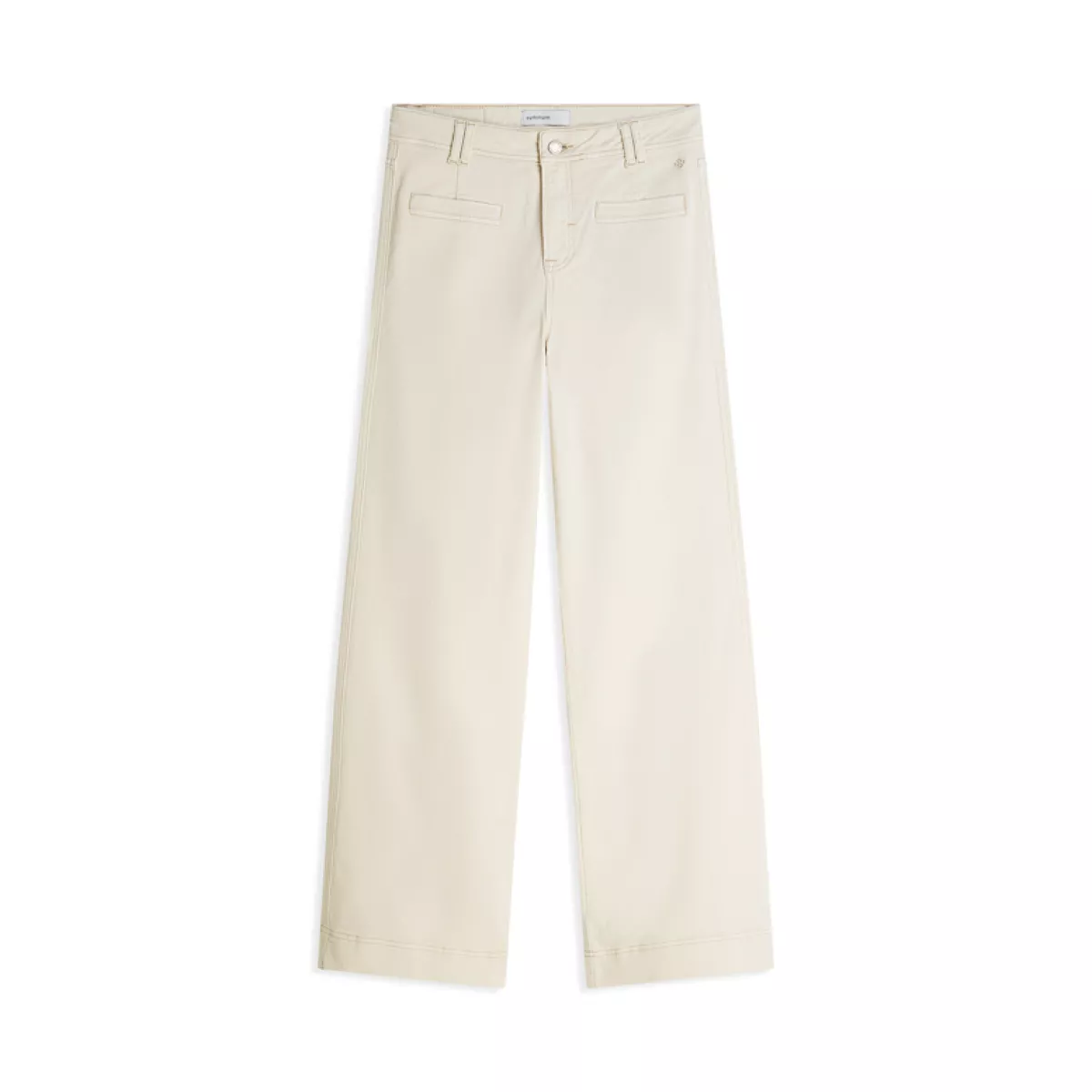 Summum-Flare pant core stretch twill-4s2913-12438-122 Ivory-OFF WHITE