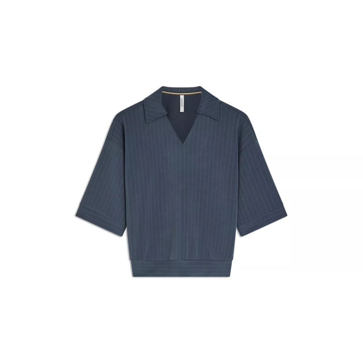 Summum-Top pinstripe scuba-3s5253-30716-495 Midnight blue-DONKER BLAUW