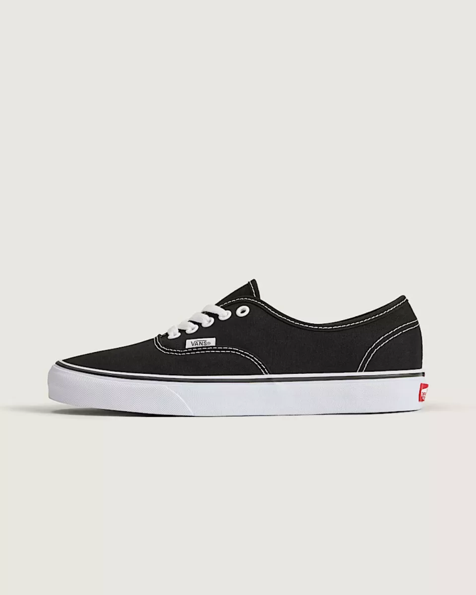 Vans-Authentic-VN000EE3-BLK1 Black-ZWART