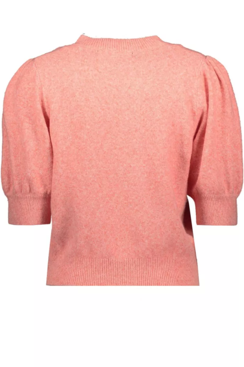 VERO MODA-VMDOFFY 2/4 O-NECK PULLOVER GA NOOS-10278313-Coral Paradise-KORAAL