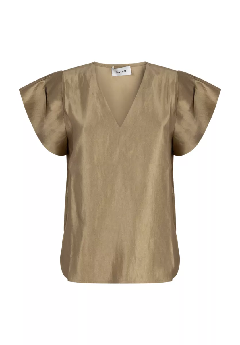 Aaiko-Vis 512-Minny shimmery-160726 Light khaki-KHAKI