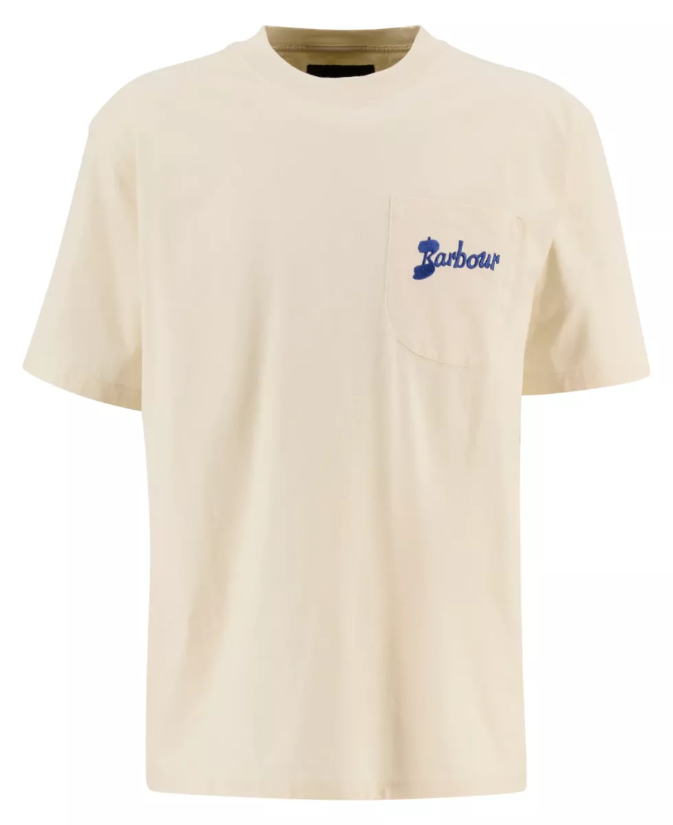 Barbour-Links os t-shirt-MTS1556-BE13 Neutral-NATUREL