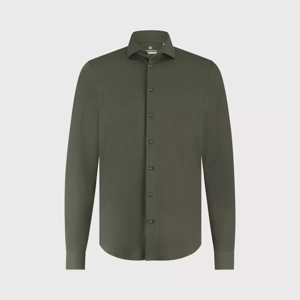 BLUE INDUSTRY-Lounge jersey shirt-2191.22-Green-GROEN