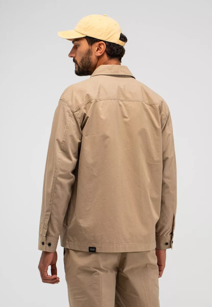 BUTCHER OF BLUE-Dan cotton overshirt-M2614001-623 luxor beige-BEIGE
