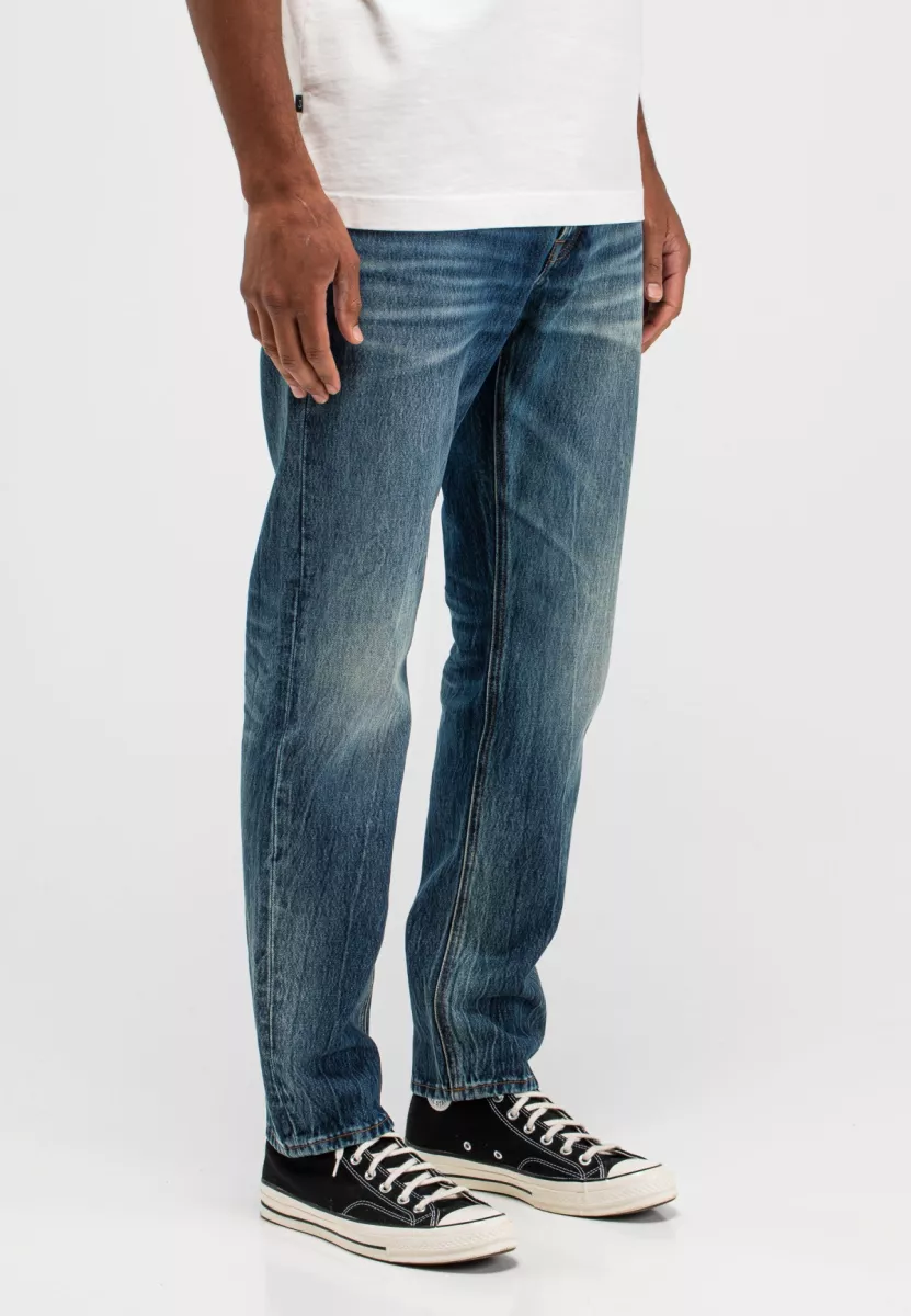 BUTCHER OF BLUE-Stocton straight-M2611021-812 medium aged-DENIM
