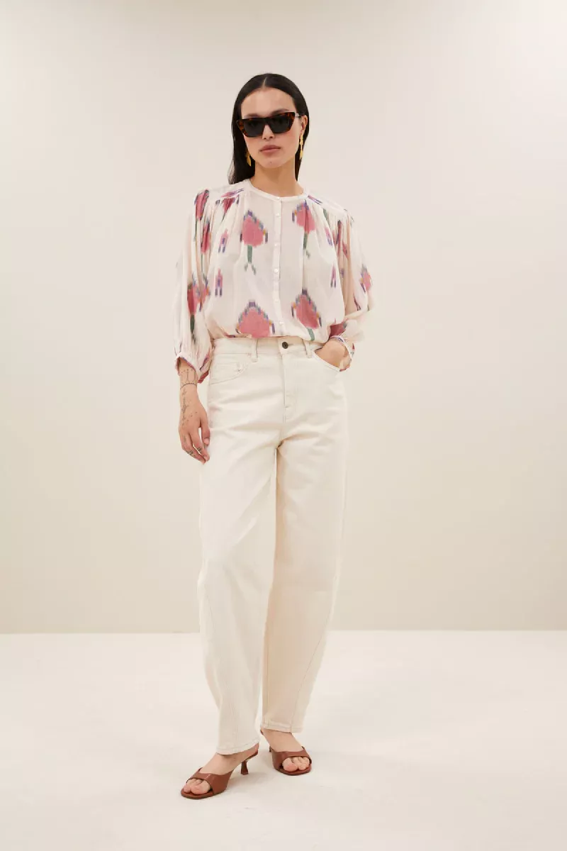 By-bar-Begum Raw Jeans-26218004-027 Raw White-ECRU