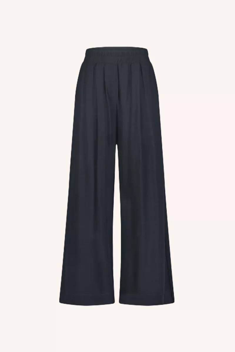 By-bar-Benji Viscose Pants-109053-701 Graphite-DONKER GRIJS/GRAFIET