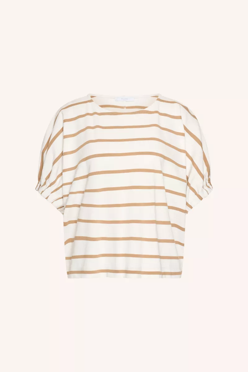 By-bar-Merle Heavy Flame Stripe Top-26211021-1715 Desert Stripe-BRUIN COMBINATIES