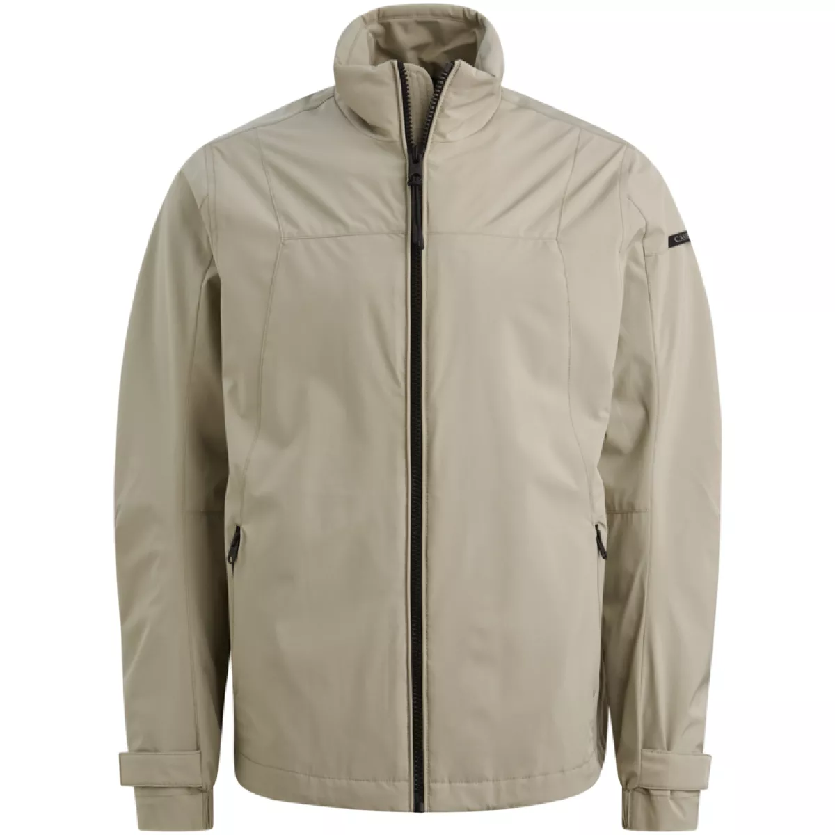 CAST IRON-High collar softshell-CJA2602141-6478 Dried sage-GROEN