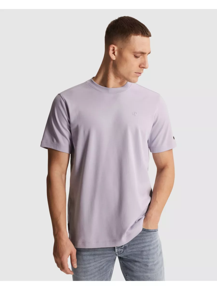 CAST IRON-Short sleeve r-neck regular fit in-CTSS2602510-4270-BLAUW