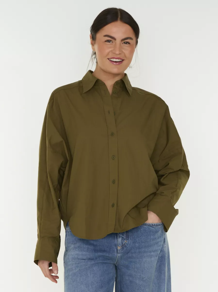 Closed-Gathered shirt-C94564-25C-22-634-GROEN