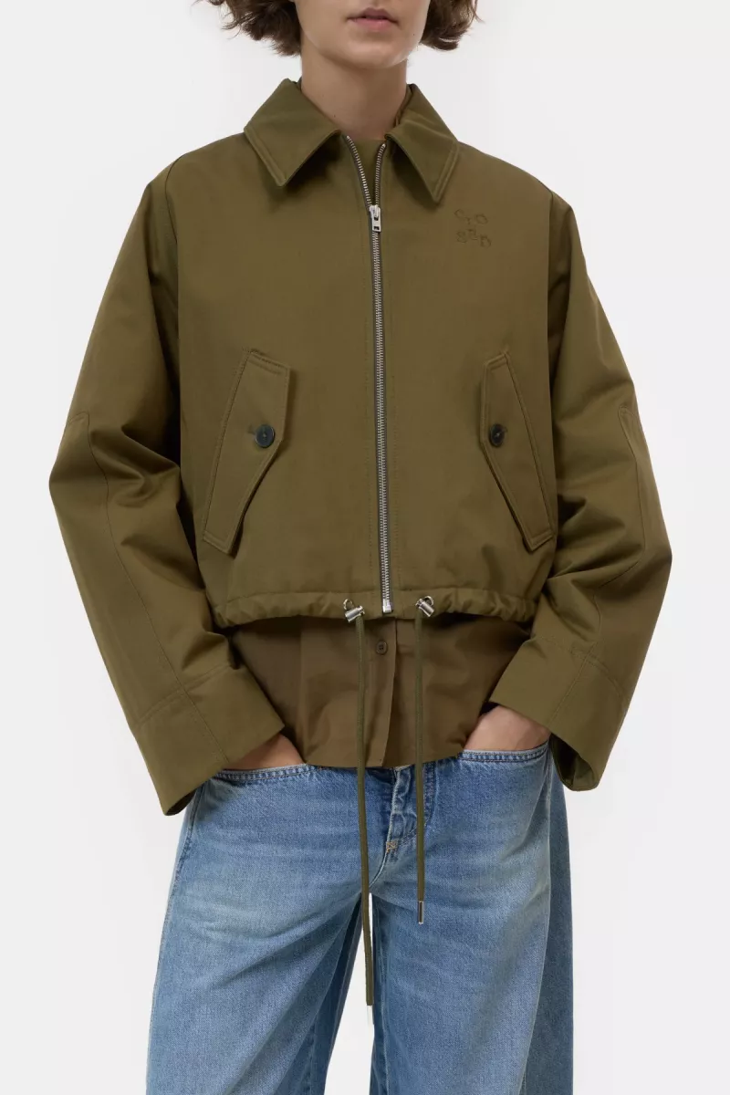 Closed-Sportive blouson-C97299-50L-22-634 Deep olive-OLIJF