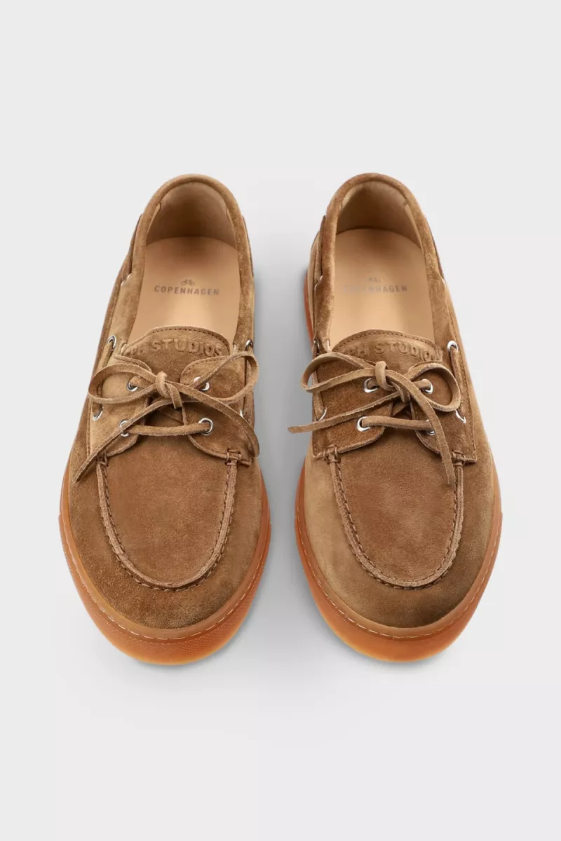 Copenhagen Studios--CPH160-Suede New Brown-COGNAC