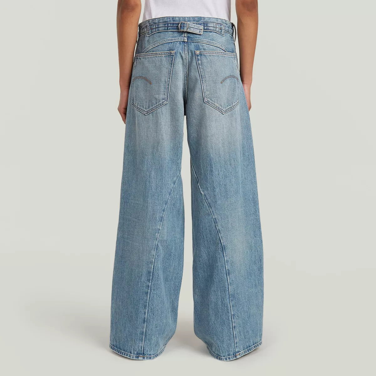 G-STAR-Helyx 3D cinch wide wmn-D28488-D776-H926 Vintage patina blue-DENIM