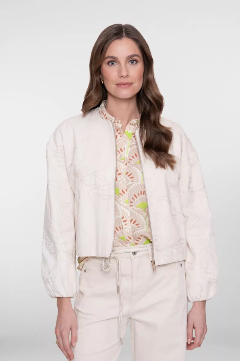 GEISHA-Jacket embroidery-65022-10-718 ecru-OFF WHITE