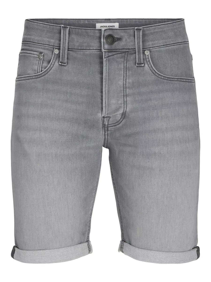 JACK & JONES-JJIRICK JJICON I.K. SHORTS GE 063 S-12269502-Grey denim-GRIJS COMBINATIES