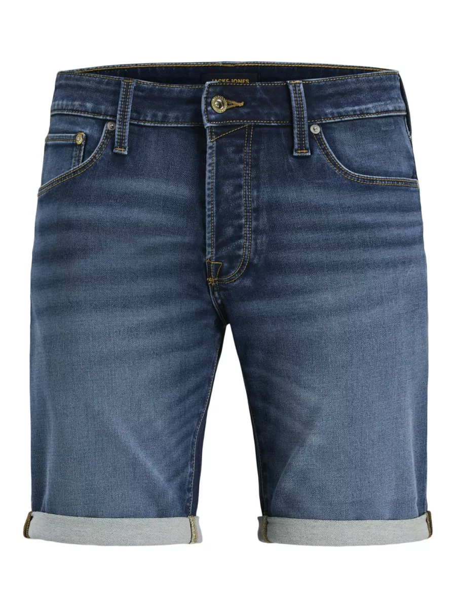 JACK & JONES-JJIRICK JJICON I.K. SHORTS GE 132 S-12269605-Blue denim-BLUE
