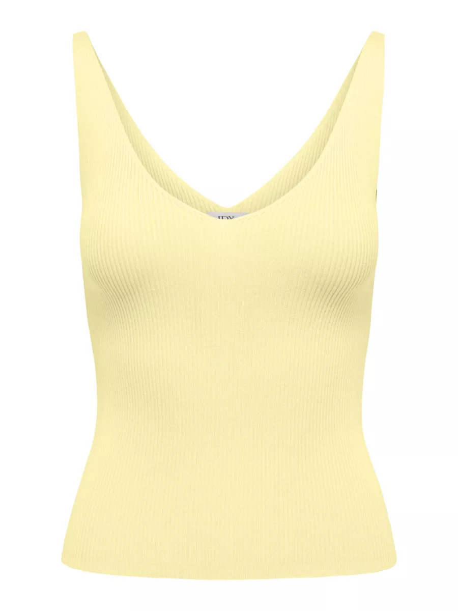JDY-JDYNANNA S/L TOP KNT NOOS-15180497-Pastel Yellow-GEEL