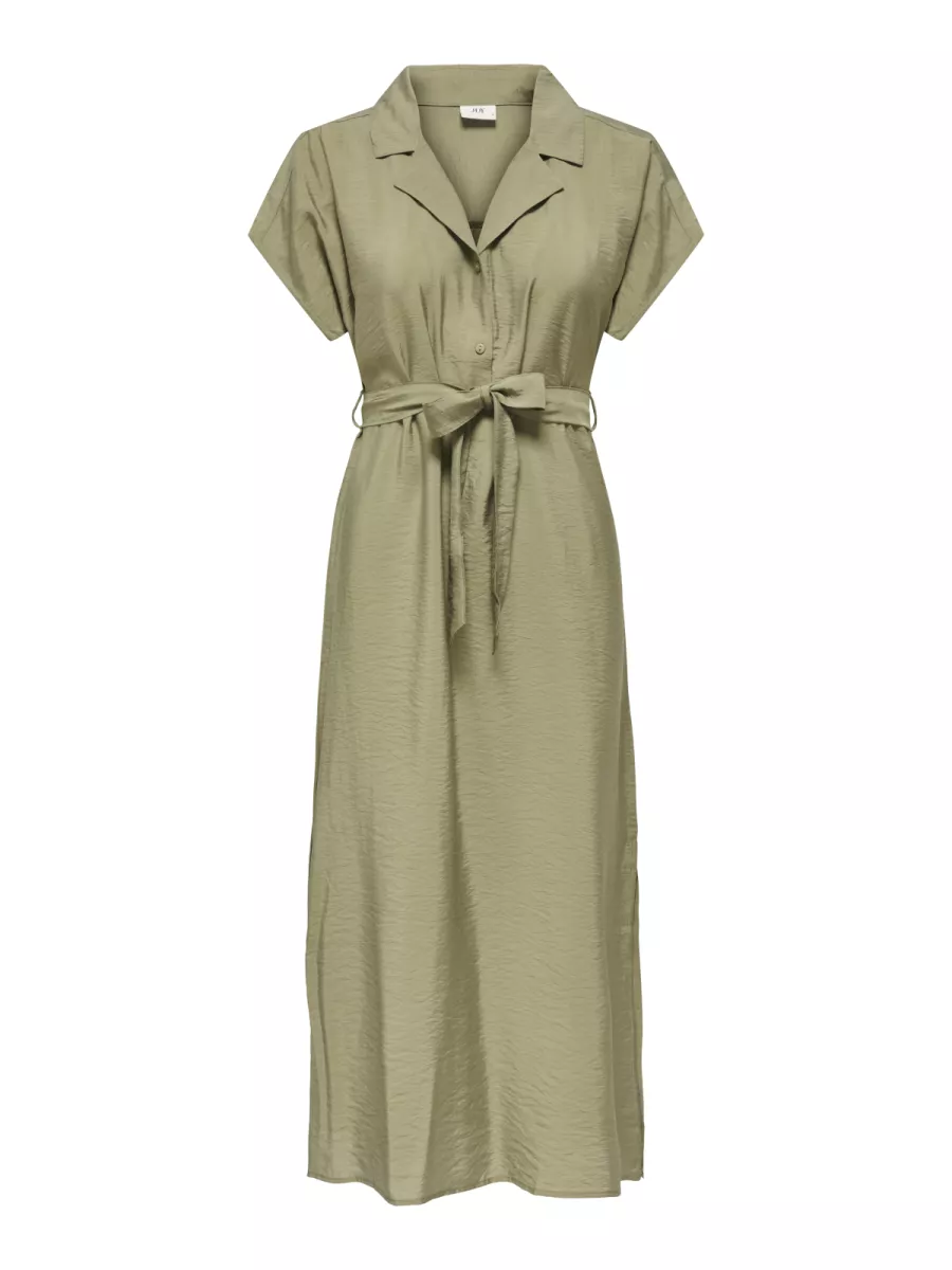 JDY-JDYTROYA LIFE S/L MIDI DRESS WVN DI-15347216-Mermaid-ZEE GROEN