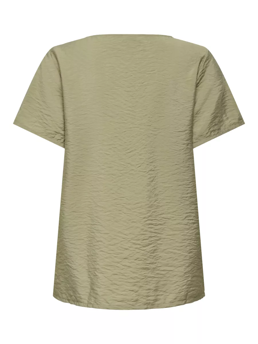 JDY-JDYTROYA LIFE S/S O-NECK TOP WVN DI-15347687-Mermaid-ZEE GROEN