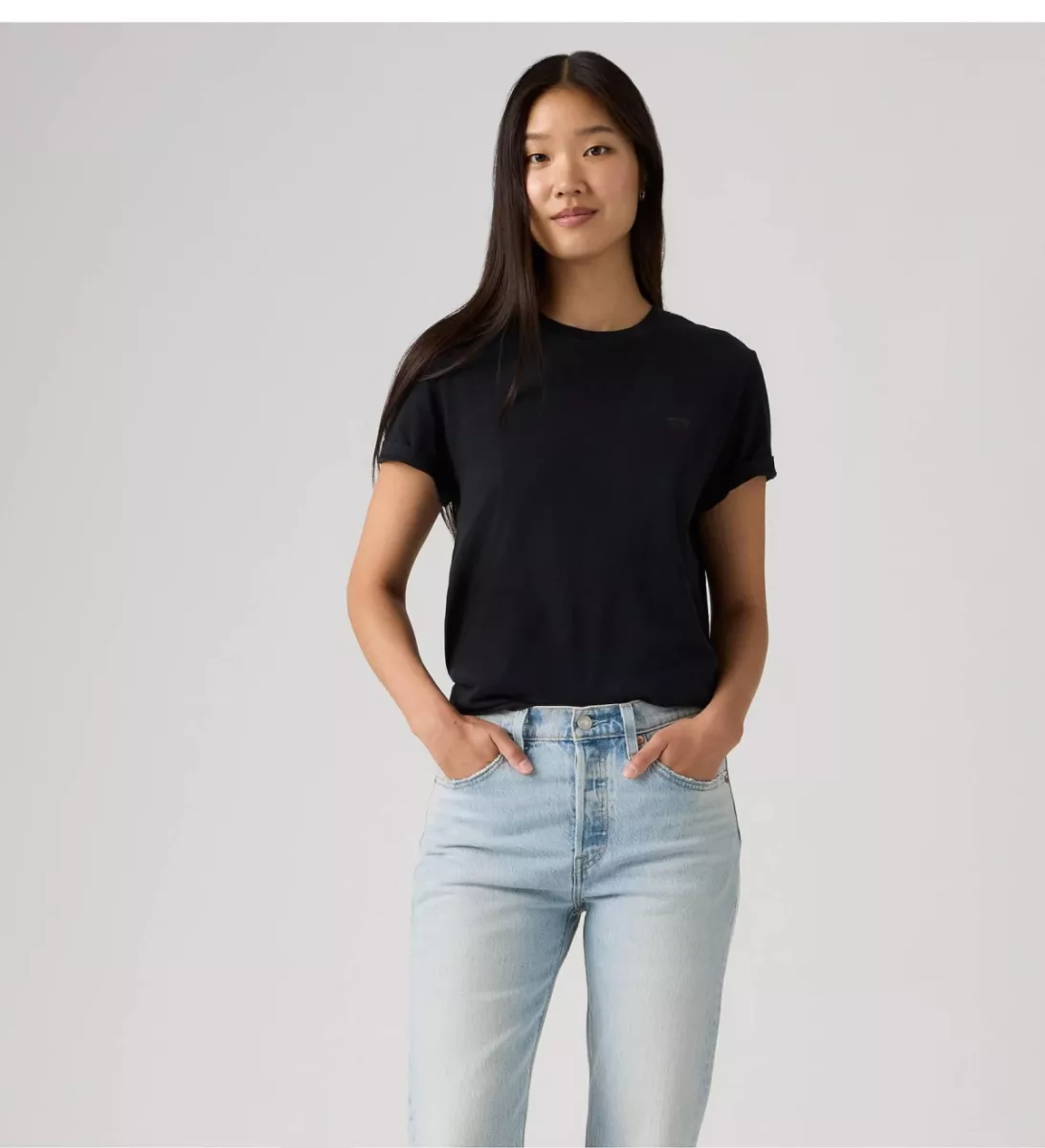 LEVI STRAUSS-Favorite Cotton Tee-005J2-0001-ZWART