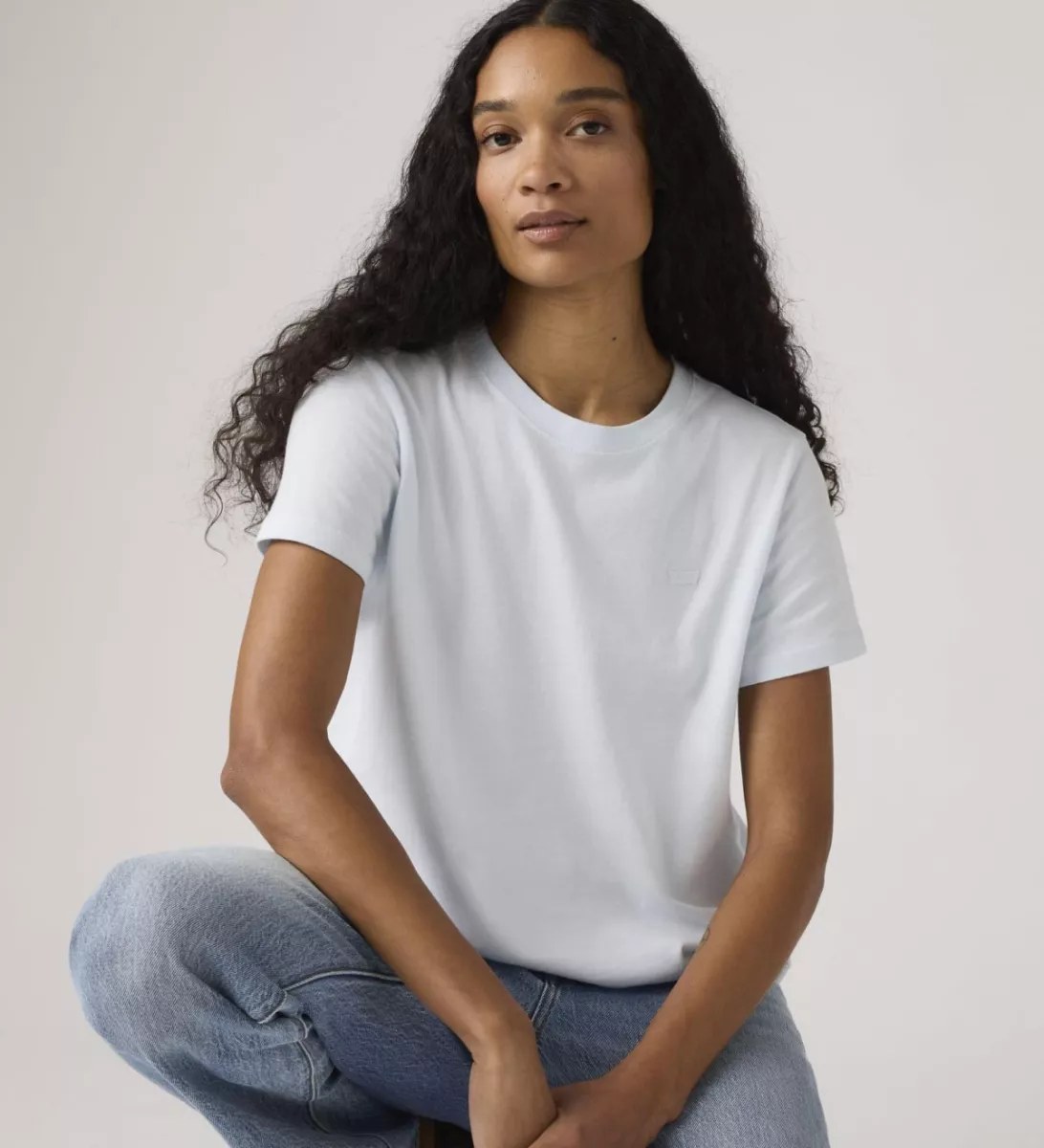 LEVI STRAUSS-Favorite Cotton Tee-005J2-0022-LICHT BLAUW