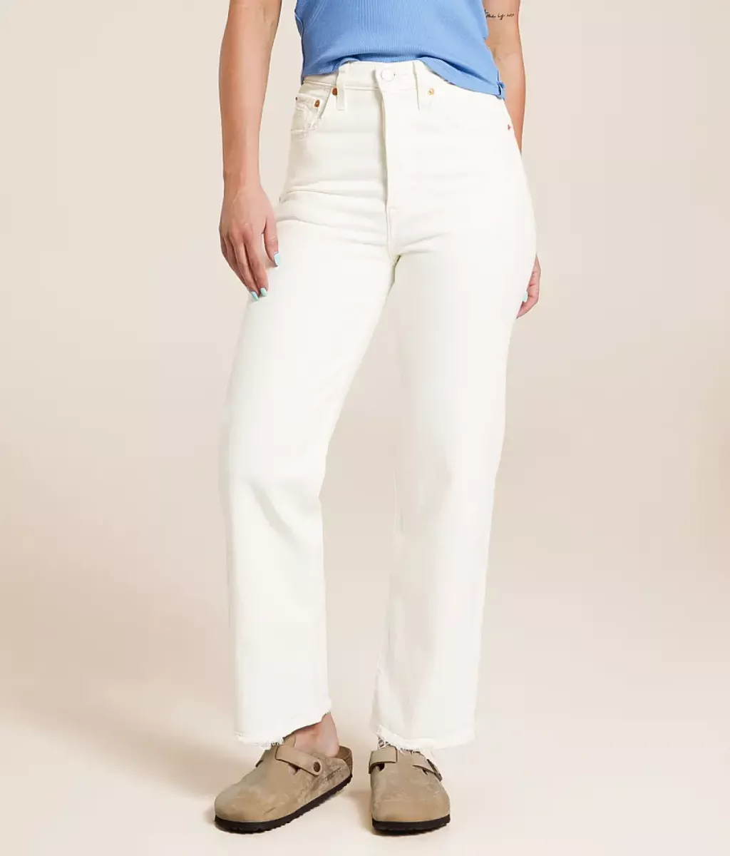 LEVI STRAUSS-Ribcage Straight Ankle Cloud Over-72693-0076-JEANS