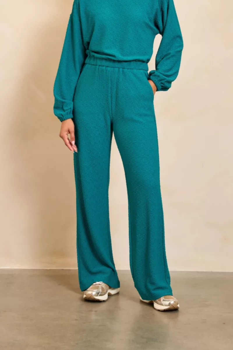 LOFTY MANNER--RB40 - Trouser Amaris-419 Teal-TURQUIOSE