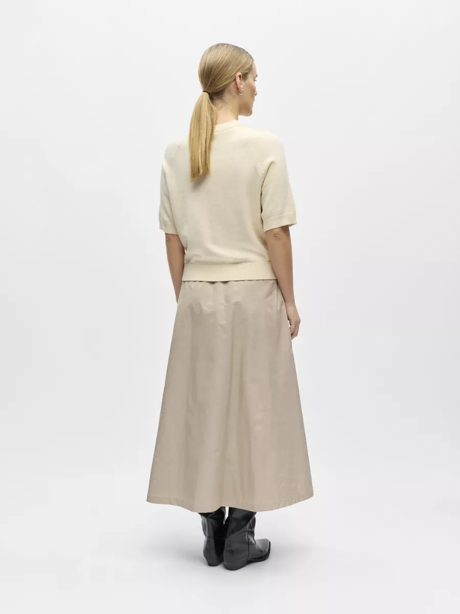 OBJECT-OBJLANEY RUBIN SS PULLOVER NOOS-23046234-Sandshell Floral-ECRU