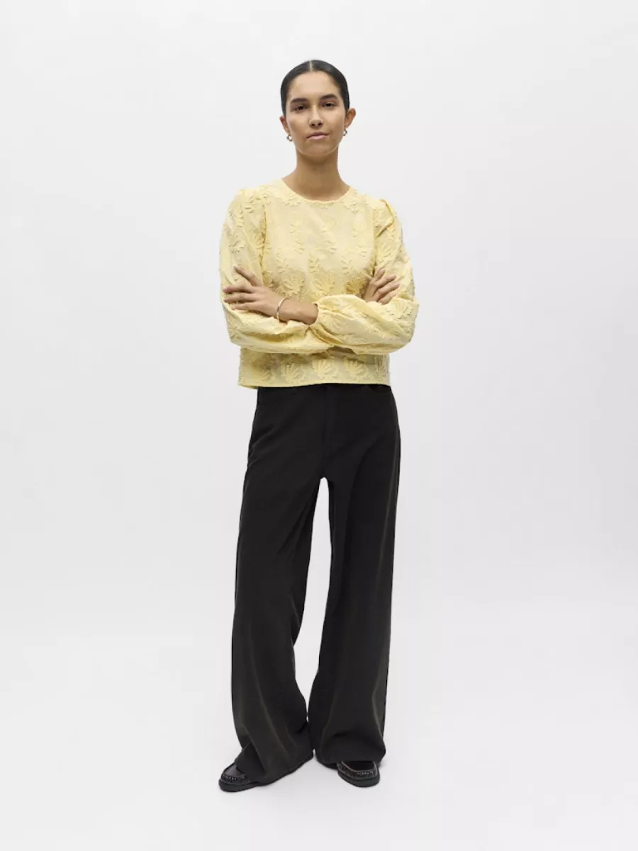 OBJECT-OBJMYA RE L/S TOP NOOS-23046020-Sunlight-GEEL