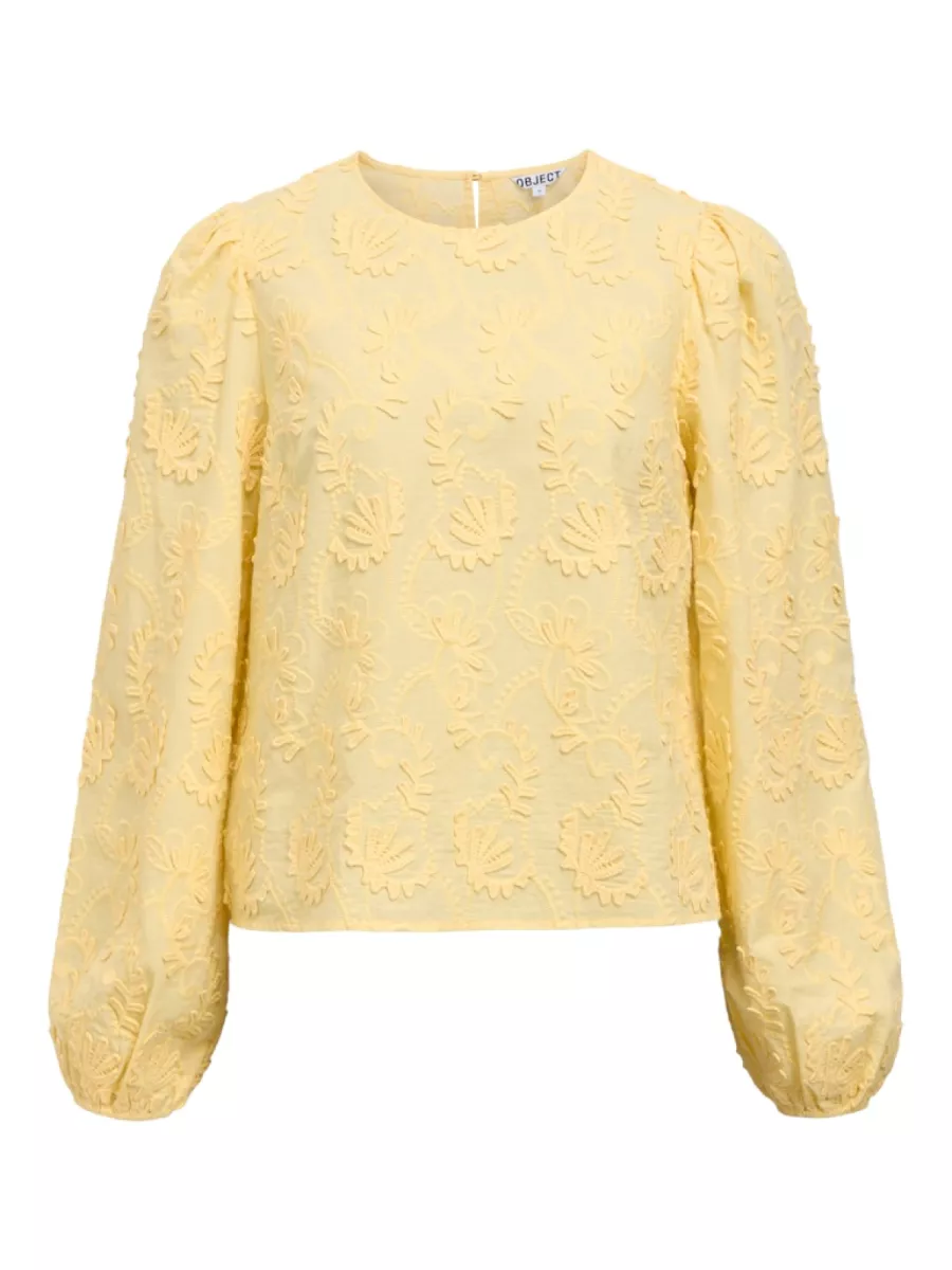 OBJECT-OBJMYA RE L/S TOP NOOS-23046020-Sunlight-GEEL