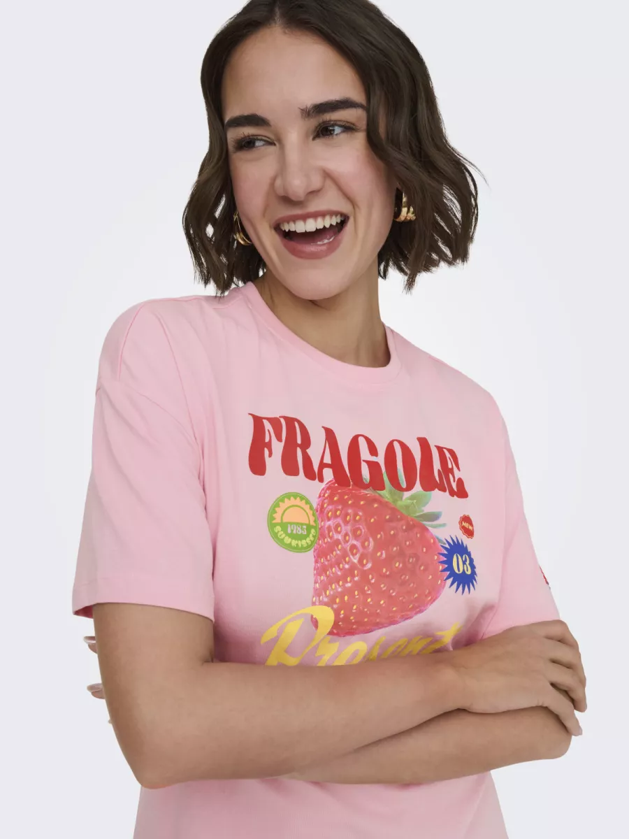 ONLY-ONLBOLETTE LIFE S/S TOP BOX CC JRS-15367075-Romance Rose-ROSE