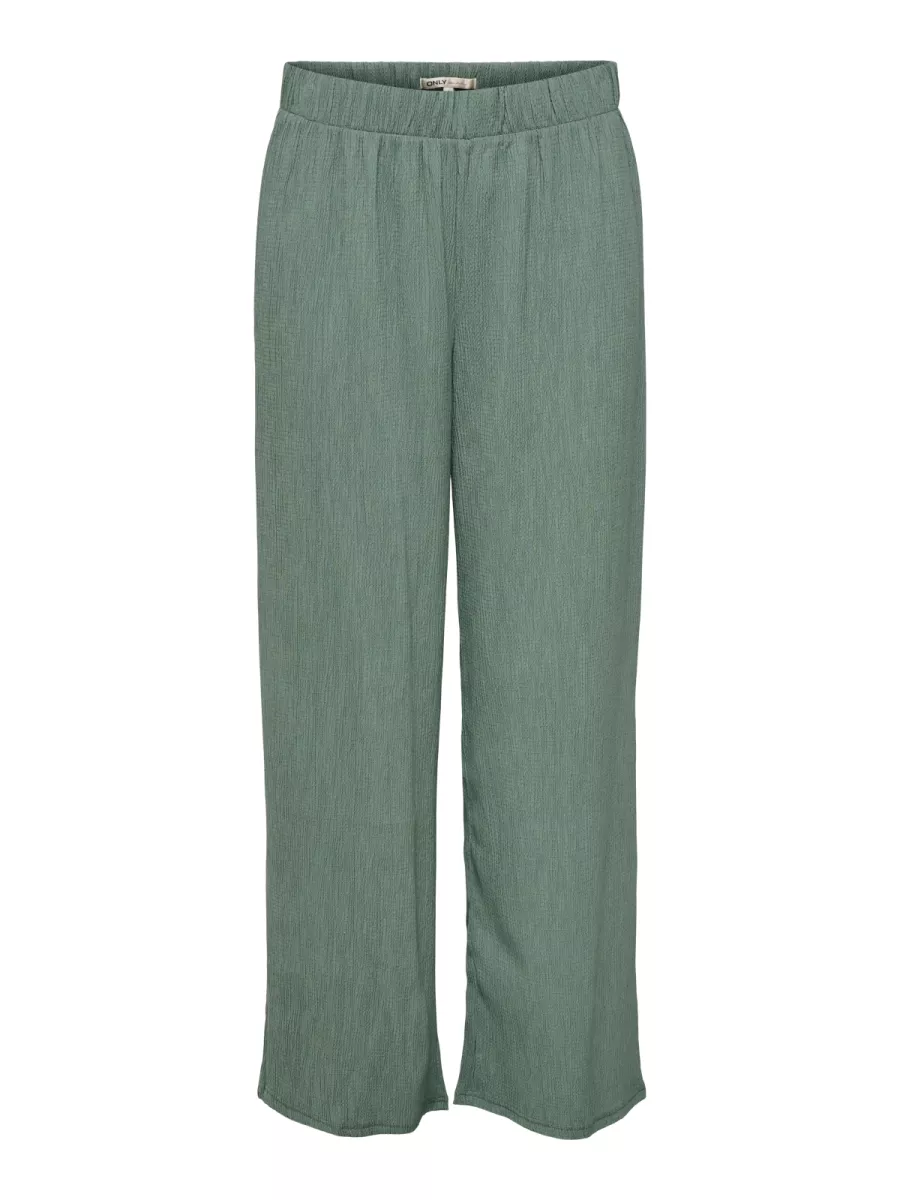 ONLY-ONLKAYLIE MW STRUC STR PANT PNT-15342396-Laurel Wreath-GROEN COMBINATIES