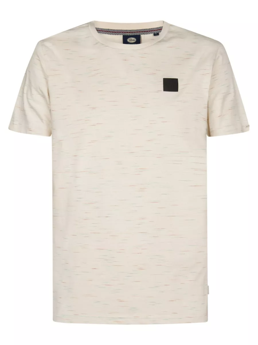 PETROL INDUSTRIES-Men T-Shirt SS-M-1060-TSR641-0112 Seashell-OFF WHITE