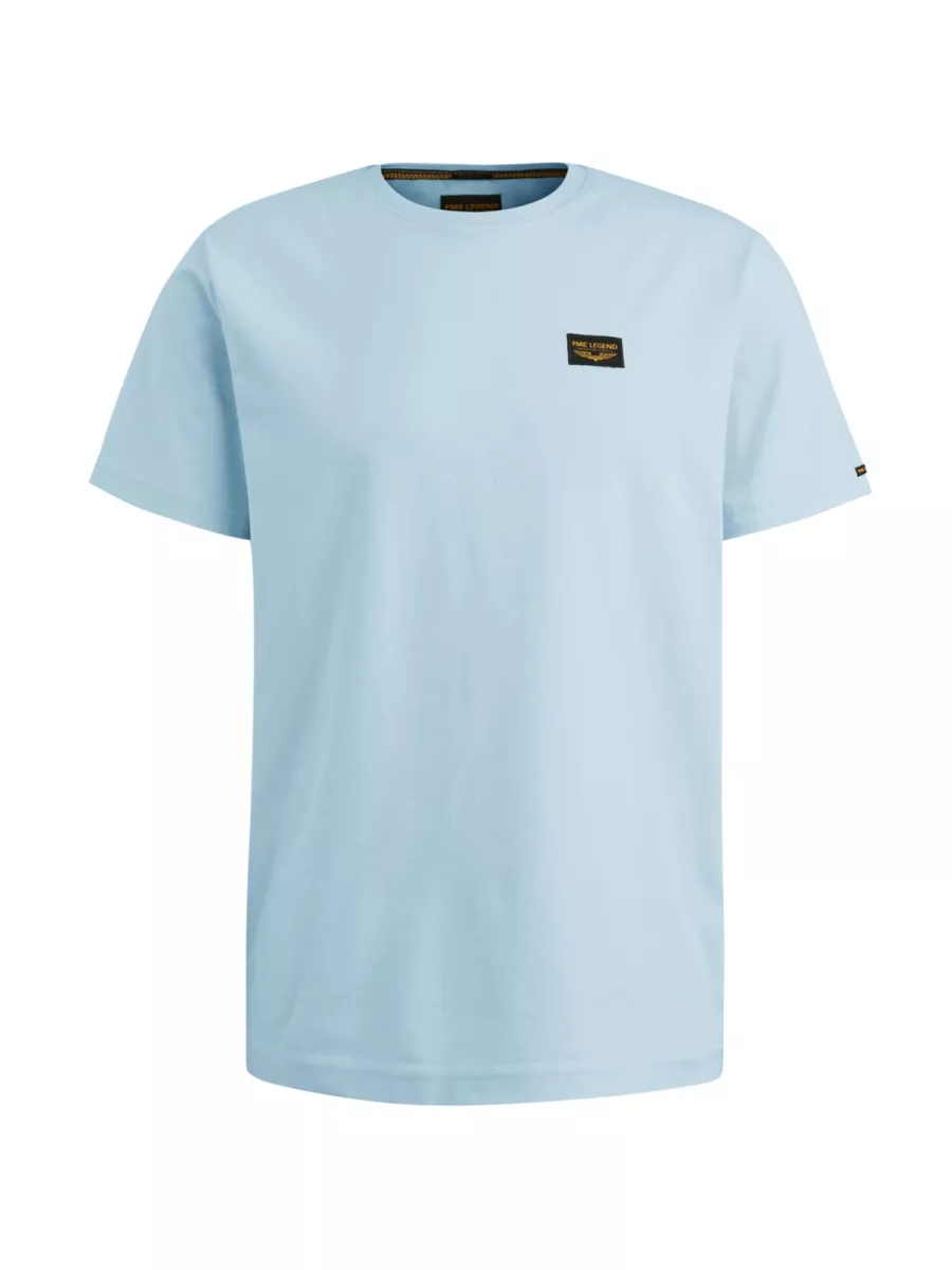PME LEGEND-Short sleeve r-neck American Class-PTSS0000555-5326 Airy blue-BLUE